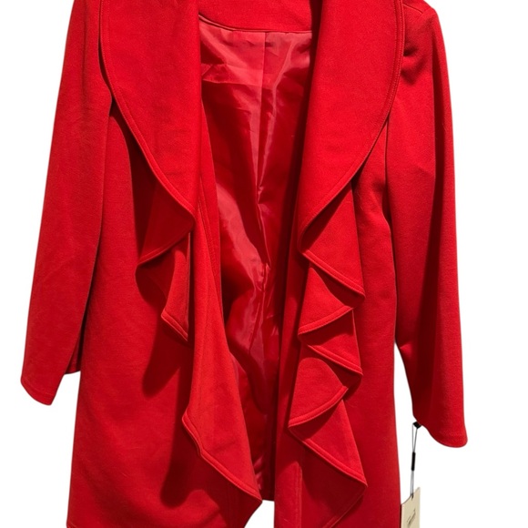 ❤️ Calvin Klein Ruffled Collar Blazer | Size 8 ❤️ - Picture 4 of 6